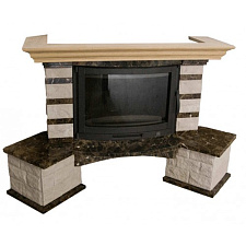 Каминная облицовка Bella italia Laura (Угловая) Каминная облицовка Bella italia Laura (Угловая)