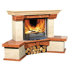 Каминная облицовка Bella Italia Casablanca (Касабланка) Угловая NS Каминная облицовка Bella Italia Casablanca (Касабланка) Угловая NS