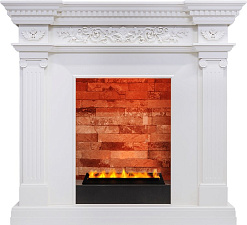 Каминокомплект Dimplex Amalfi очаг Cassette 400 LNH-INT PS белый дуб (без дров) Dimplex Amalfi очаг Cassette 400 LNH-INT PS белый дуб (без дров)