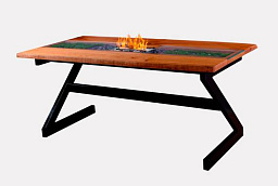 Напольный биокамин Обеденный стол ZeFire Island Обеденный стол ZeFire Island