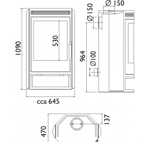 Печь-камин Arktis 4 тальк_1 Печь-камин Arktis 4 тальк_1