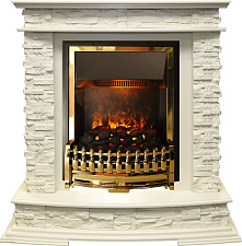 Каминокомплект Dimplex Luzern очаг Atherton слоновая кость Dimplex Luzern очаг Atherton слоновая кость