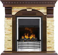 Каминокомплект Dimplex Dublin очаг Flagstaff темный дуб/сланец угловой Dimplex Dublin очаг Flagstaff темный дуб/сланец угловой