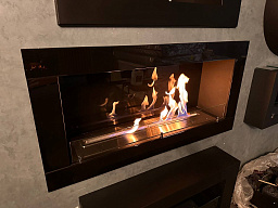 Биокамин Firezo Automatic 900 в очаге Dipinto Diamond 1300 Firezo Automatic 900 в очаге Dipinto Diamond 1300