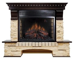 Электрический каминокомплект Royal Flame Pierre Luxe с очагом Dioramic 25 LED FX Royal Flame Pierre Luxe с очагом Dioramic 25 LED FX