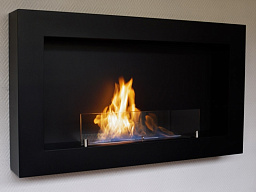 Настенный биокамин DP design Retangolo LB Nero черный DP design Retangolo LB Nero черный