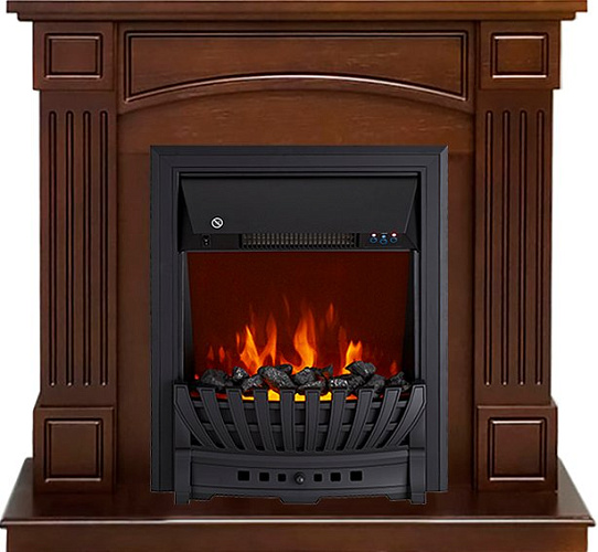 Royal Flame Boston с очагом Aspen Black темный дуб_0 Royal Flame Boston с очагом Aspen Black темный дуб_0