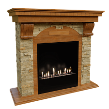 Каминокомплект Firezo Dublin Дуб, Сланец Firezo Dublin Дуб, Сланец