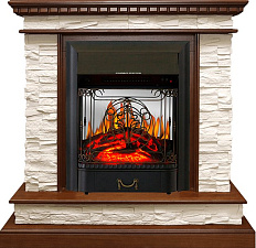 Каминокомплект Royal Flame Calgary с очагом Majestic FX M Black дуб/сланец белый Royal Flame Calgary с очагом Majestic FX M Black дуб/сланец белый