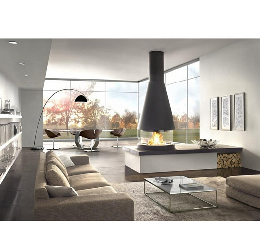 Каминная топка Piazzetta m 360 т, конический купол_2 Каминная топка Piazzetta m 360 т, конический купол_2