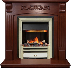 Каминокомплект Dimplex Sorrento очаг Cavendish орех угловой Dimplex Sorrento очаг Cavendish орех угловой