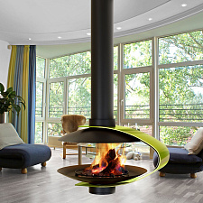 Камин Fanny, подвесной, с декор.элементом, RAL (Traforart) Камин Fanny, подвесной, с декор.элементом, RAL (Traforart)