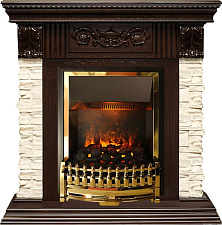 Каминокомплект Dimplex Luxemburg очаг Atherton сланец/темный дуб (каменный) Dimplex Luxemburg очаг Atherton сланец/темный дуб (каменный)