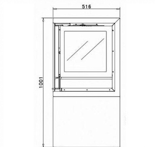 Печь HABIT LD, стекло справа (Rocal)_3 Печь HABIT LD, стекло справа (Rocal)_3