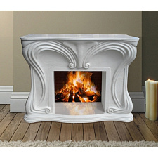 Каминная облицовка Maestro Бабочка Bianco Carrara (130*110*45) Каминная облицовка Maestro Бабочка Bianco Carrara (130*110*45)