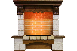 Портал Dimplex Pierre Luxe дуб/шампань 1110x387x1035 мм Dimplex Pierre Luxe дуб/шампань 1110x387x1035 мм