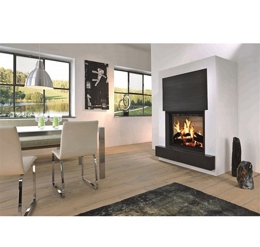 Brunner stil-kamin 75/90 lifting, чугунный дымосборник 45?, монтажная рама 70мм, черная_4 Brunner stil-kamin 75/90 lifting, чугунный дымосборник 45?, монтажная рама 70мм, черная_4