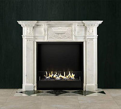 Биокамин в мраморном портале Firezo Stellato Firezo Stellato