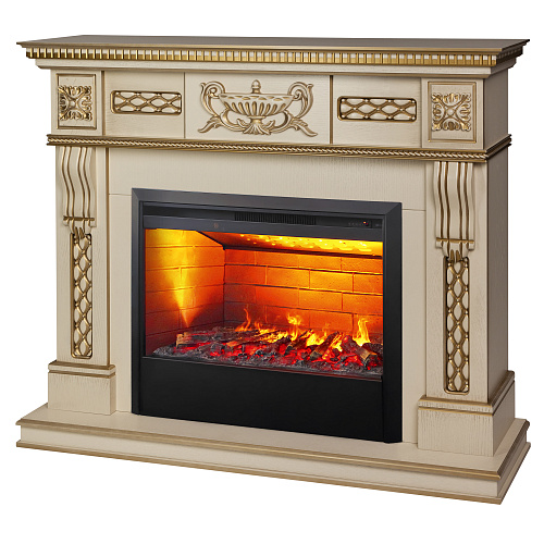 RealFlame Corsica 26 очаг 3D Helios 26 белый дуб_0 RealFlame Corsica 26 очаг 3D Helios 26 белый дуб_0