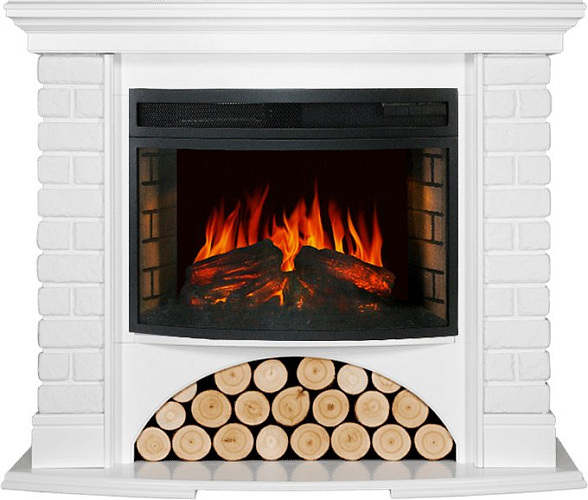 Royal Flame Village с очагом Dioramic 25 LED FX белый_0 Royal Flame Village с очагом Dioramic 25 LED FX белый_0