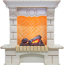 Каминокомплект Dimplex Pierre Luxe очаг Cassette 400 NH слоновая кость/шампань Dimplex Pierre Luxe очаг Cassette 400 NH слоновая кость/шампань