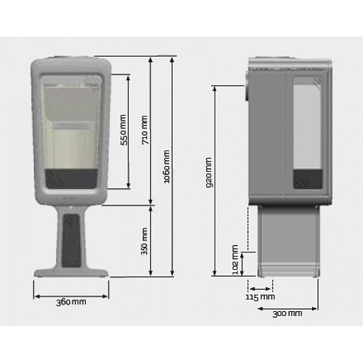 Чугунная печь K835 T, черный (Keddy)_1 Чугунная печь K835 T, черный (Keddy)_1