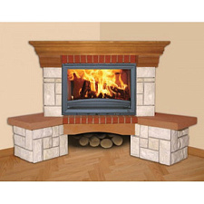 Каминная облицовка Bella italia Lukrecia (Угловая) Каминная облицовка Bella italia Lukrecia (Угловая)