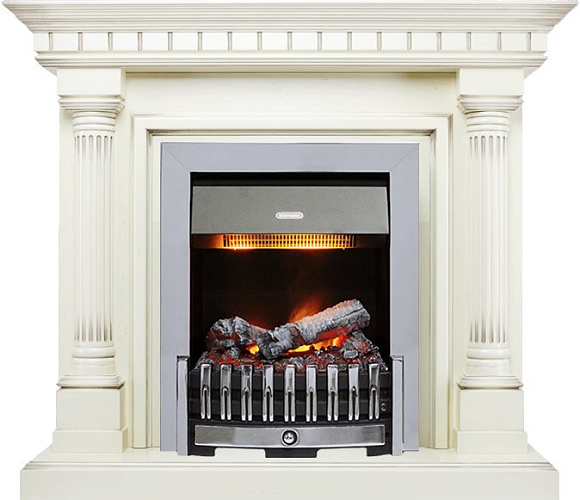 Dimplex Dallas очаг Danville Chrome FB2 слоновая кость с патиной_0 Dimplex Dallas очаг Danville Chrome FB2 слоновая кость с патиной_0