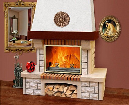 Каминная Облицовка Larearte Fresia Rosso Portugallo Каминная Облицовка Larearte Fresia Rosso Portugallo