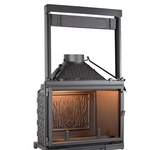 Топка Seguin super 8 с открытием двери в сторону и вверх, с дефлектором_7 Топка Seguin super 8 с открытием двери в сторону и вверх, с дефлектором_7