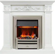 Каминокомплект Dimplex Verona очаг Chesford белый дуб Dimplex Verona очаг Chesford белый дуб