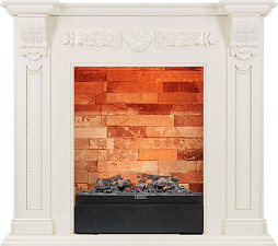 Каминокомплект Dimplex Adel очаг Juneau слоновая кость Dimplex Adel очаг Juneau слоновая кость