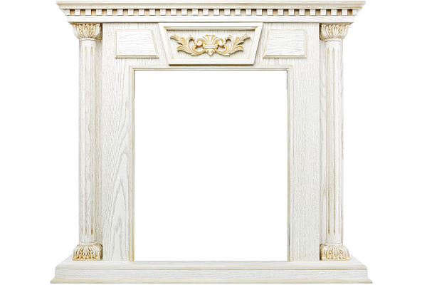 Dimplex Olympia белый дуб/патина с золотом/Кирпич_0 Dimplex Olympia белый дуб/патина с золотом/Кирпич_0