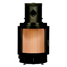 Brunner kompakt-kamine kk 57/55r side opening, стальной вертикальный дымосборник, декоративная рама нерж. сталь Brunner kompakt-kamine kk 57/55r side opening, стальной вертикальный дымосборник, декоративная рама нерж. сталь