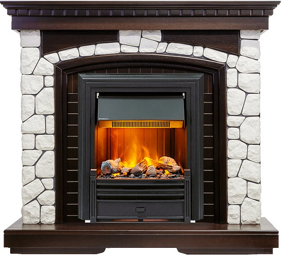 Dimplex Glasgow очаг Brookline Black венге/белый_1 Dimplex Glasgow очаг Brookline Black венге/белый_1