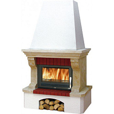 Камин ABX Oxford klasik (белый цоколь, балка песчаник) Камин ABX Oxford klasik (белый цоколь, балка песчаник)