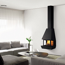 Камин Rac, со стеклом, пристенный (Traforart) Камин Rac, со стеклом, пристенный (Traforart)