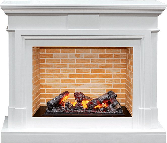 Dimplex Coventry очаг Cassette 600 NH белый/кирпич_0 Dimplex Coventry очаг Cassette 600 NH белый/кирпич_0