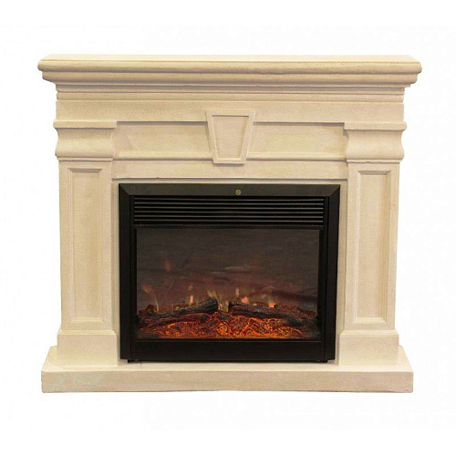 RealFlame Kellie 26 очаг Moonblaze Deluxe слоновая кость фронтальный_0 RealFlame Kellie 26 очаг Moonblaze Deluxe слоновая кость фронтальный_0