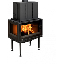 Каминная топка ABX Boston Aqua P (угловое стекло справа) с теплообменником Каминная топка ABX Boston Aqua P (угловое стекло справа) с теплообменником