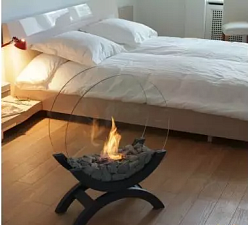 Напольный биокамин Bioteplo Iris black Bioteplo Iris black