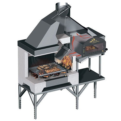 Топка Pablo, гриль слева (Palazzetti)_0 Топка Pablo, гриль слева (Palazzetti)_0