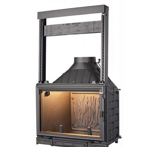 Топка sunflam с открытием двери в сторону, с дефлектором_1 Топка sunflam с открытием двери в сторону, с дефлектором_1