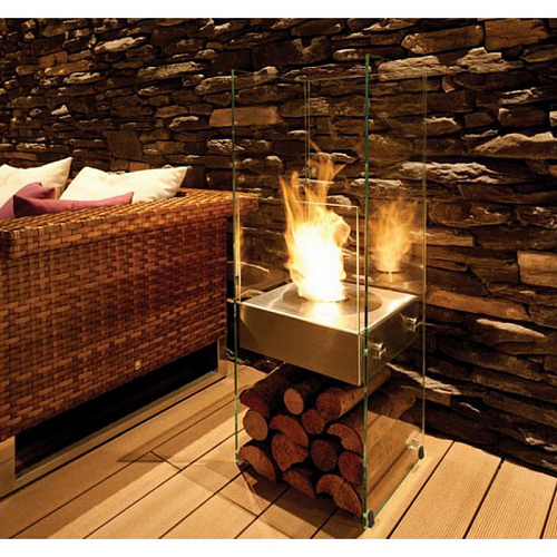 Ecosmart Fire Ghost Stainless steel/Toughened Glass_2 Ecosmart Fire Ghost Stainless steel/Toughened Glass_2