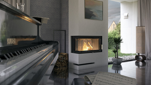 Каминная топка Defro Home Intra SM BL Slim_3 Каминная топка Defro Home Intra SM BL Slim_3