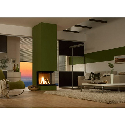 Brunner panorama-kamin 70/25/40/25, рамка широкая черная_3 Brunner panorama-kamin 70/25/40/25, рамка широкая черная_3