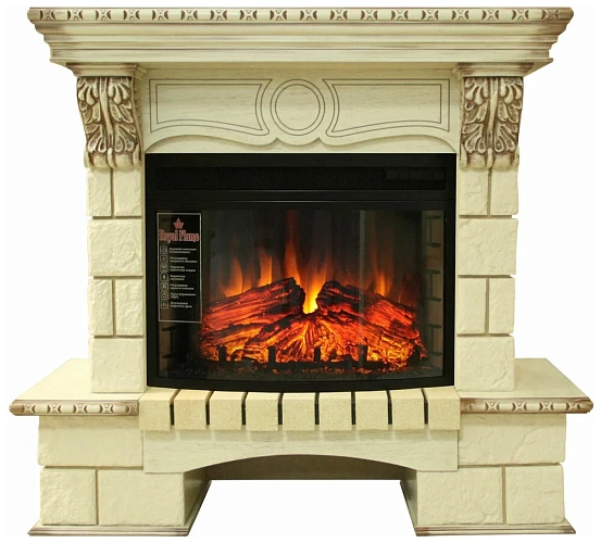 Royal Flame Pierre Luxe шампань с очагом Panoramic 25_0 Royal Flame Pierre Luxe шампань с очагом Panoramic 25_0