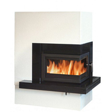 Камин ABX Pateo угловой (гранит черный) Камин ABX Pateo угловой (гранит черный)