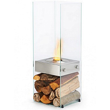 Напольный биокамин Ecosmart Fire Ghost Stainless steel/Toughened Glass Ecosmart Fire Ghost Stainless steel/Toughened Glass