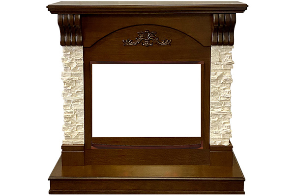 Royal Flame Prague с очагом Dioramic 25 LED FX темный дуб/сланец бежевый_1 Royal Flame Prague с очагом Dioramic 25 LED FX темный дуб/сланец бежевый_1